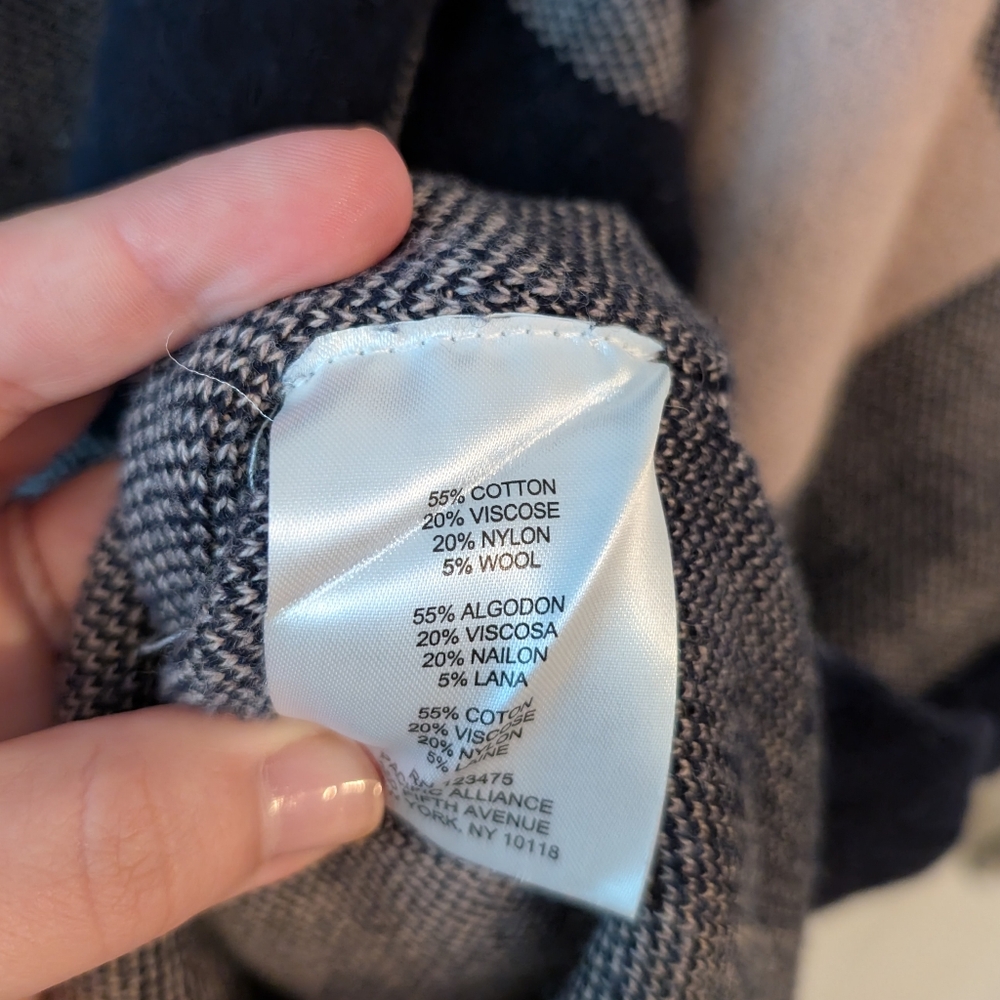 Jones New York Womens Plaid Poncho 2X - Picture 3 of 5